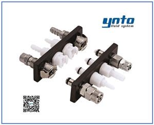 Multi–Mount 多管道面板系列接頭，CPC塑料快速接頭 Multi-Mount Series